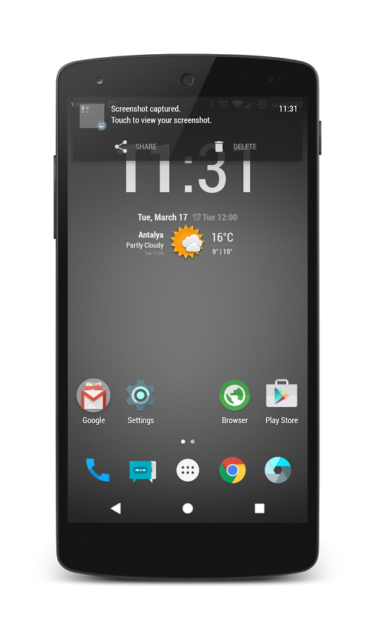 PitchBlack™(S-Grey) CM12 Theme