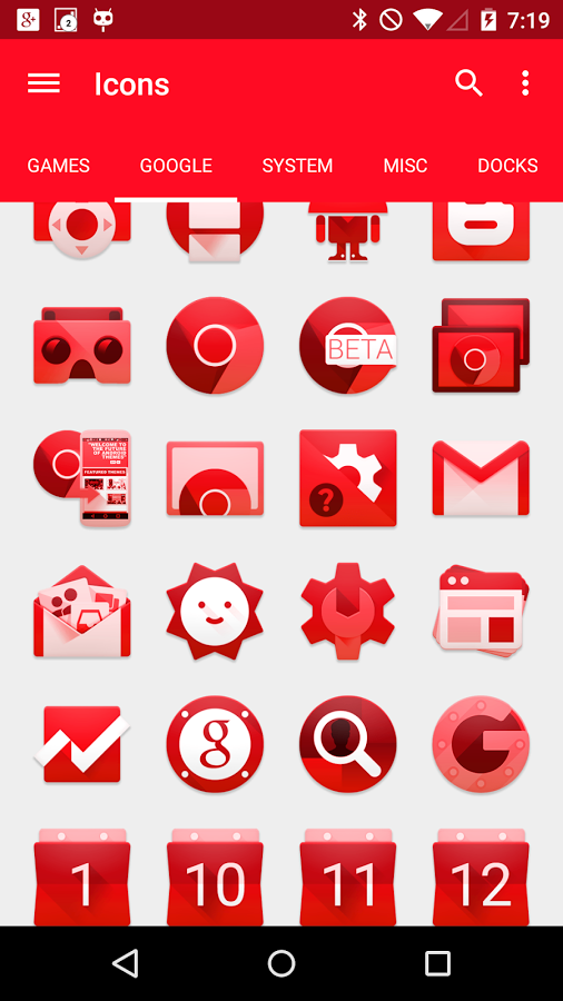 RED - Icon Pack