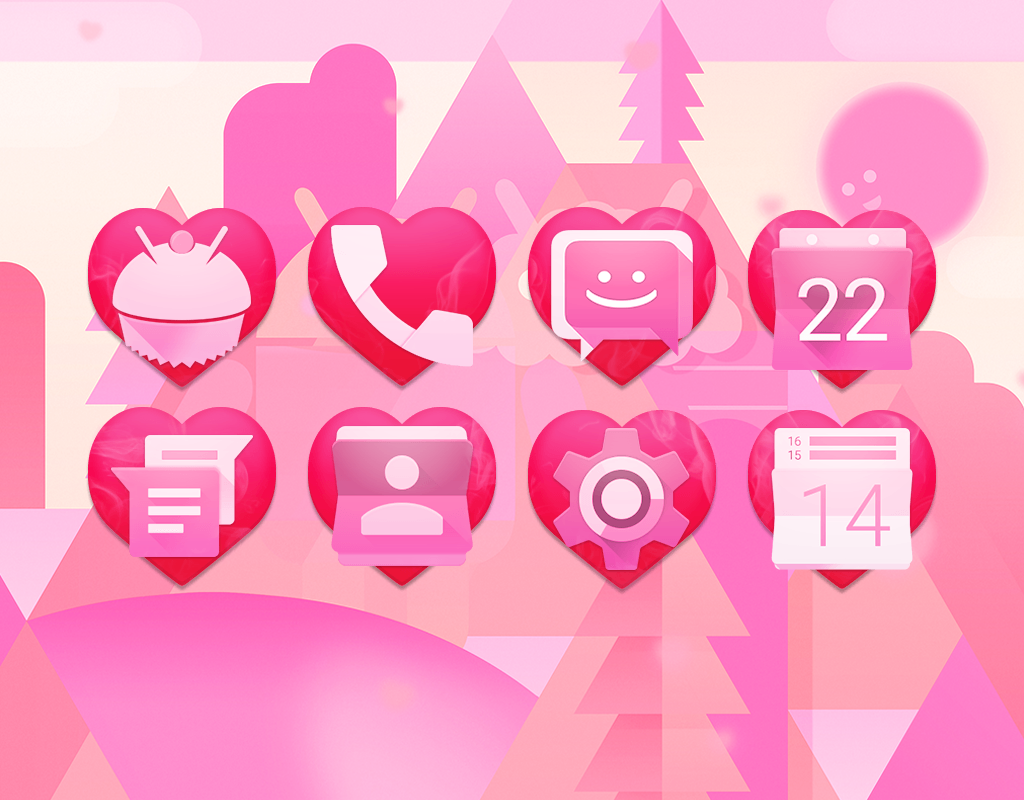 Smokin' HOT - Pink Heart Theme