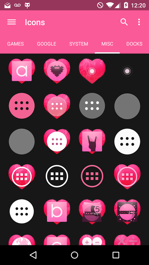 Smokin' HOT - Pink Heart Theme