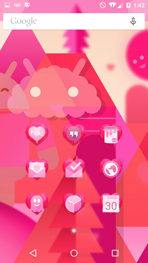 Smokin' HOT - Pink Heart Theme