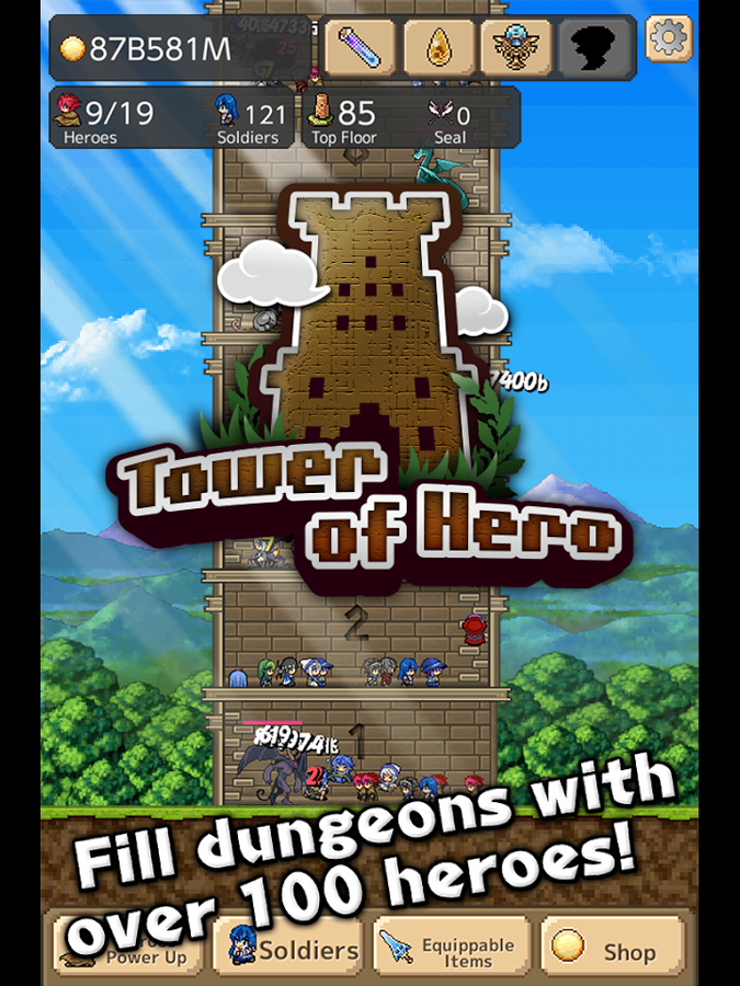 Tower of Hero (Mod Money)