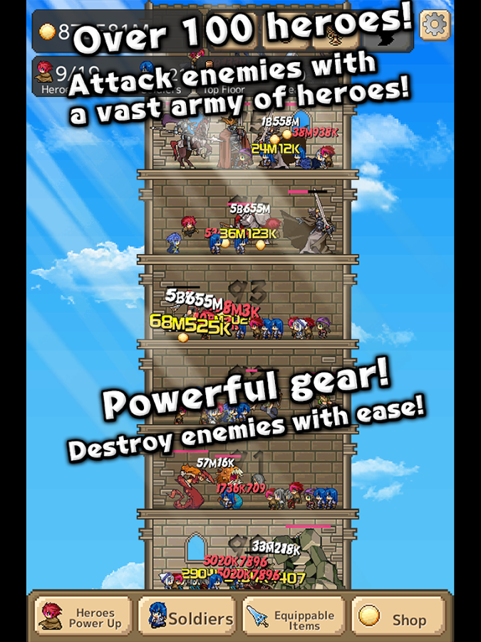 Tower of Hero (Mod Money)