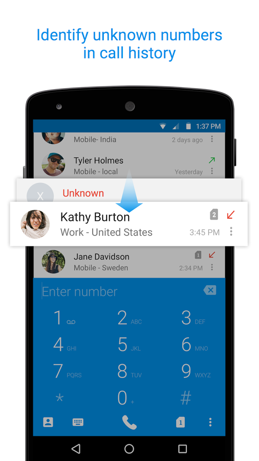 Truedialer - Dialer & Contacts