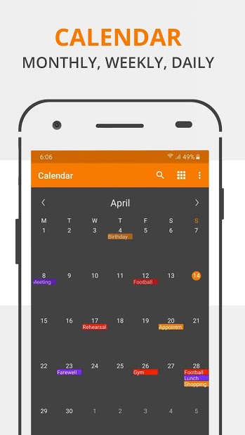 Simple Calendar - Events & Reminders