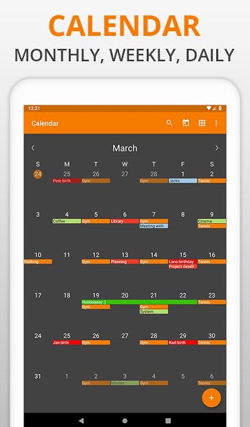 Simple Calendar - Events & Reminders