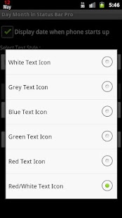 Calendar Day In Status Bar Pro