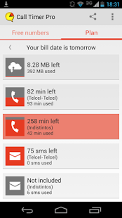 Call Timer Pro - Data Usage