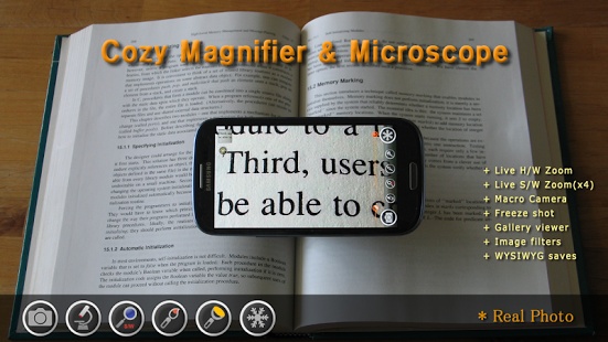 Cozy Magnifier & Microscope +
