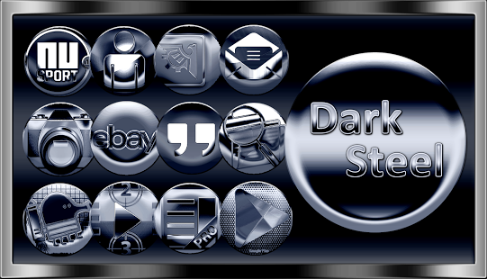 Dark Steel Icon Pack