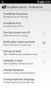 DroidMote Server