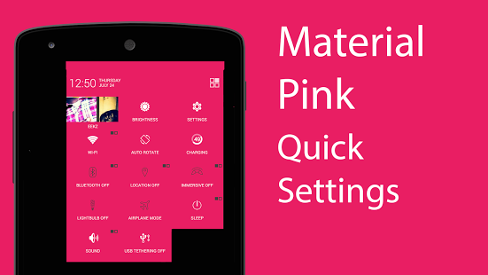 Material Pink CM/PA THEME