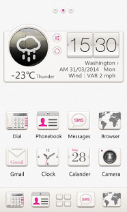 S Light GO Launcher Theme