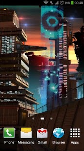 Space Cityscape 3D LWP