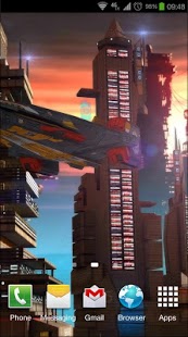 Space Cityscape 3D LWP