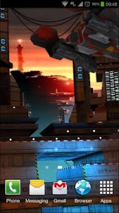 Space Cityscape 3D LWP