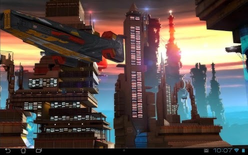 Space Cityscape 3D LWP