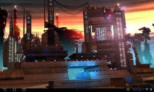 Space Cityscape 3D LWP