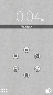 White Leather Icon Pack Theme