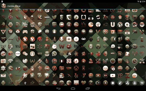 Zombie KitKat Launcher Theme