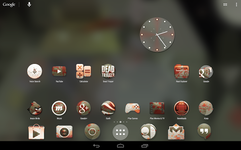 Zombie KitKat Launcher Theme