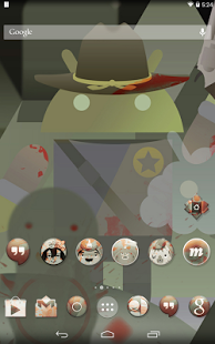 Zombie KitKat Launcher Theme