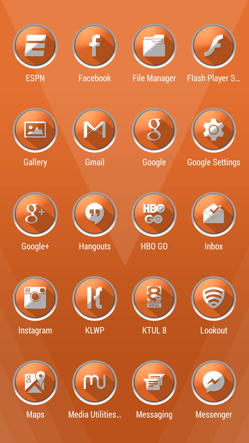 Enyo Orange - Icon Pack