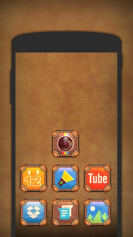 Leather Theme Icon Pack