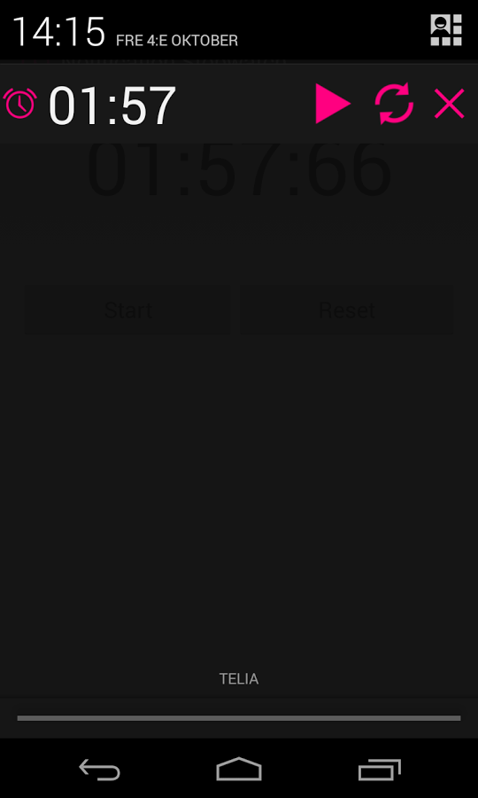 Notification Stopwatch