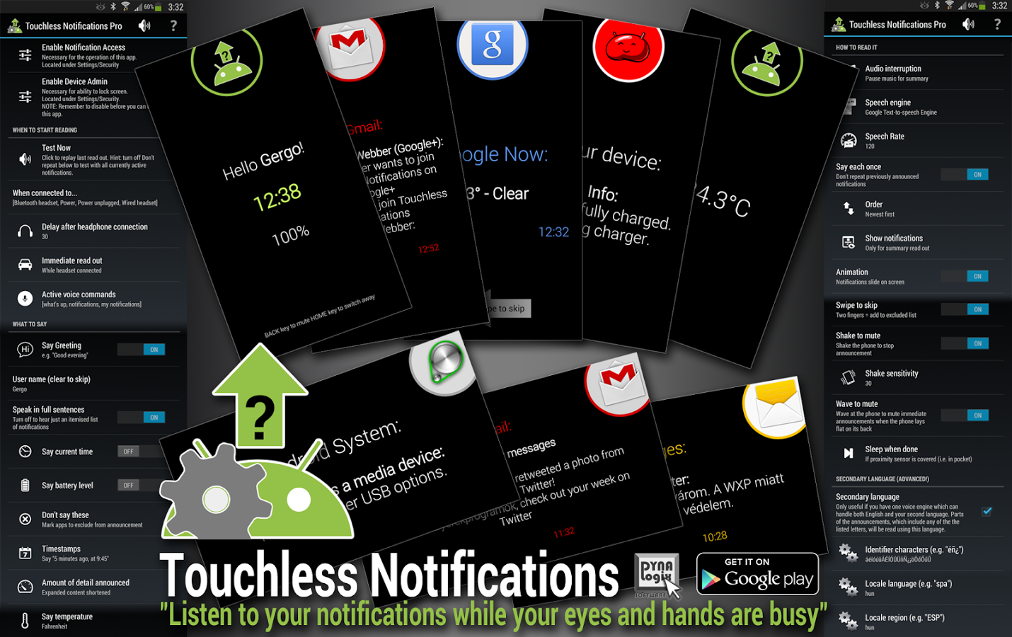 Touchless Notifications Pro