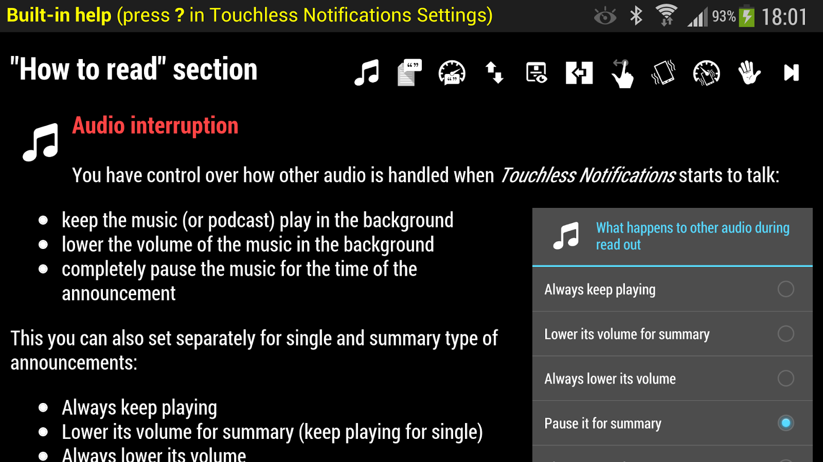 Touchless Notifications Pro