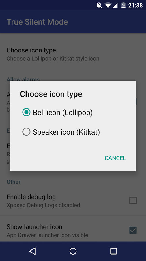 True Silent Mode for Lollipop