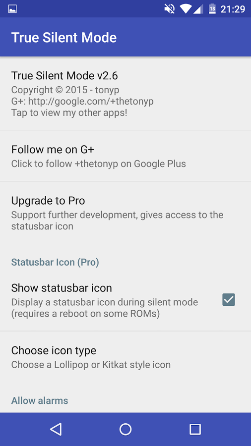 True Silent Mode for Lollipop