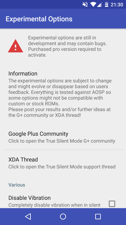 True Silent Mode for Lollipop