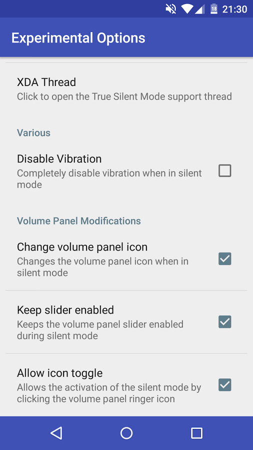 True Silent Mode for Lollipop