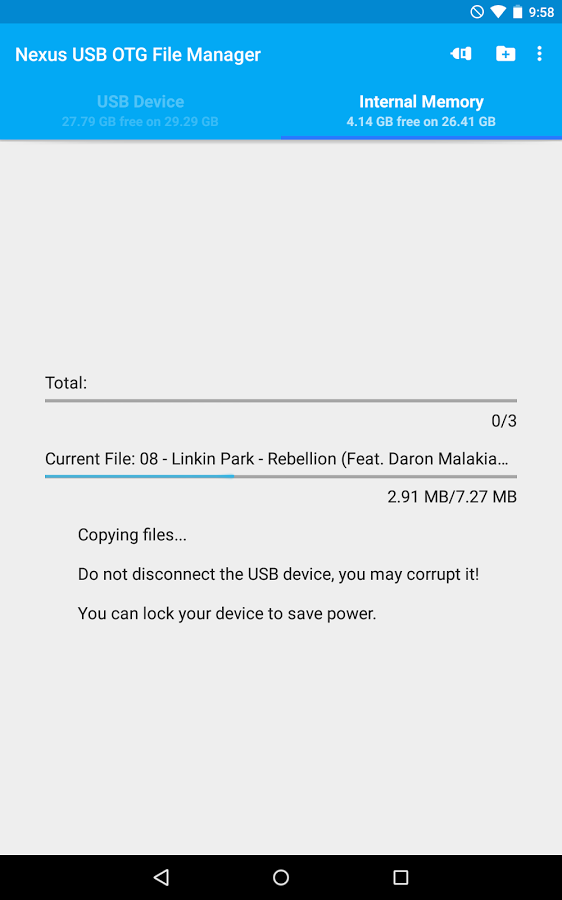 USB OTG File Manager for Nexus