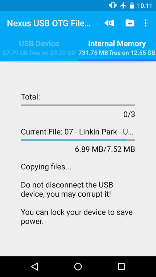 USB OTG File Manager for Nexus