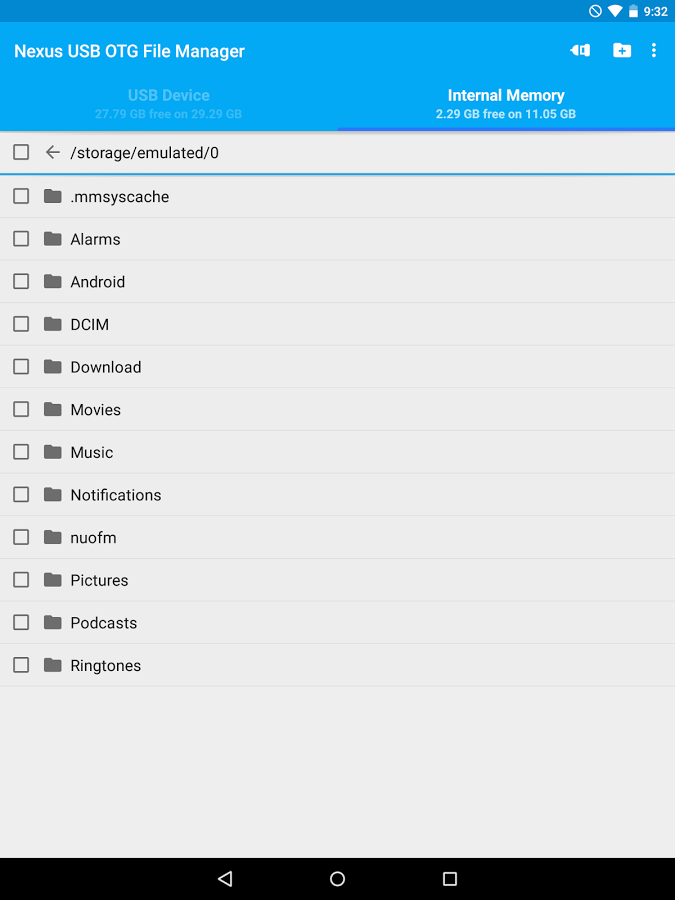 USB OTG File Manager for Nexus