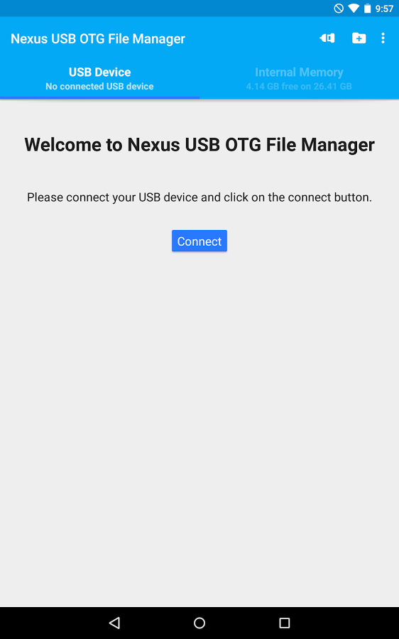 USB OTG File Manager for Nexus