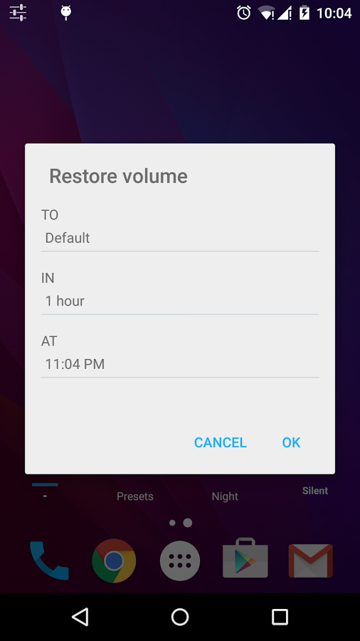 Volume Control +