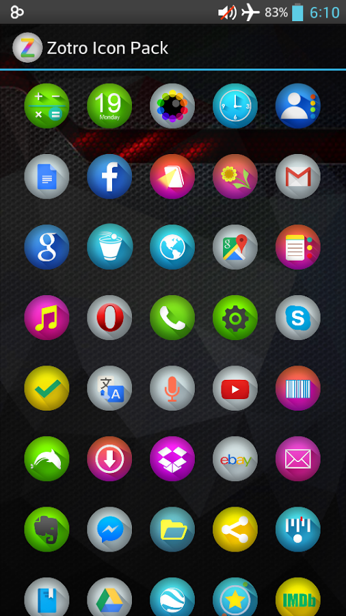 Zotro Icon Pack