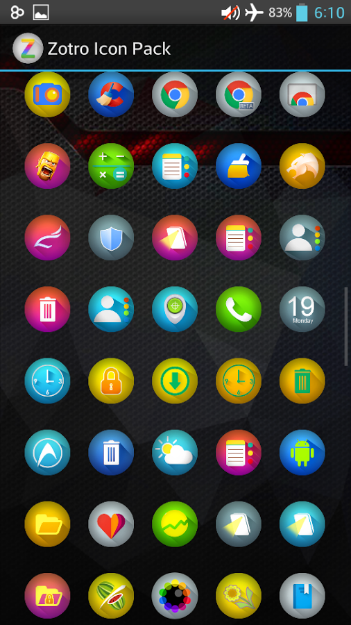 Zotro Icon Pack