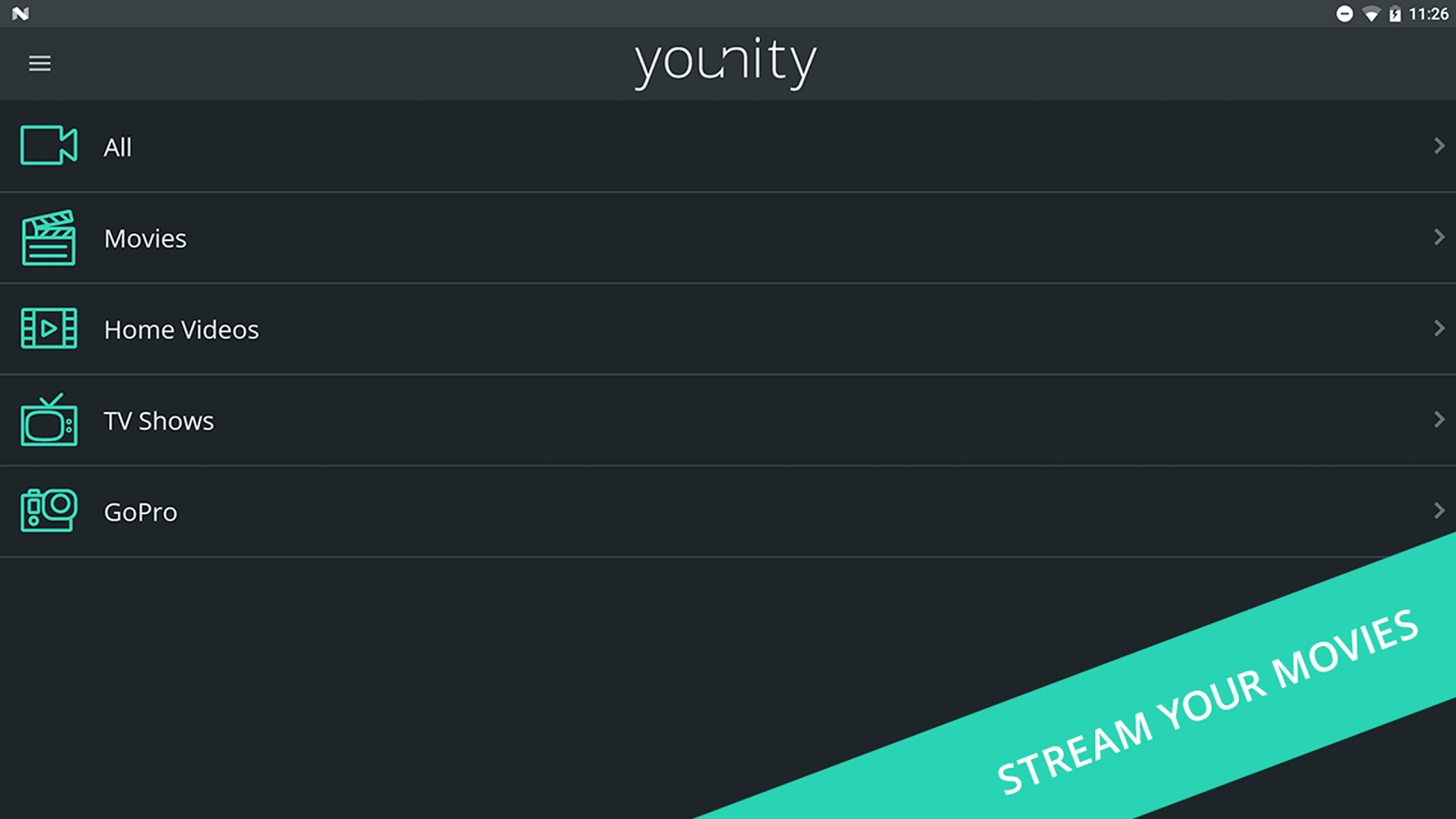 younity: Home Media Server