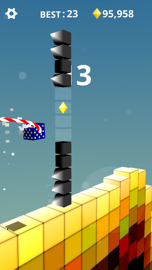 Jump Jump Cube : Bounce to the Sky (Arcade)