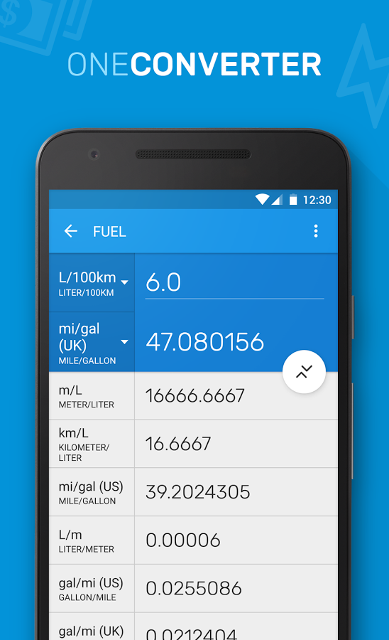 One Unit Converter & Currency