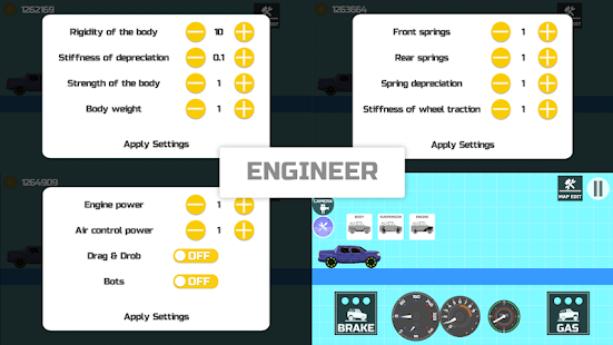 Elastic car 2 (engineer mode)