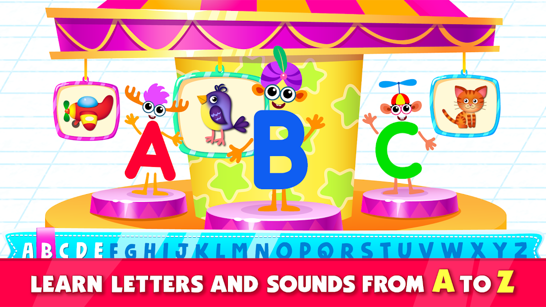 Bini ABC games for kids! Preschool learning app! [Unlocked]