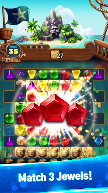 Jewels Fantasy : Quest Match 3 Puzzle [Mod Money]