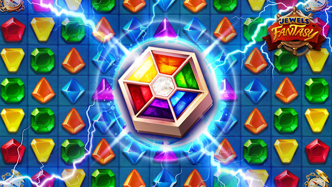 Jewels Fantasy : Quest Match 3 Puzzle [Mod Money]