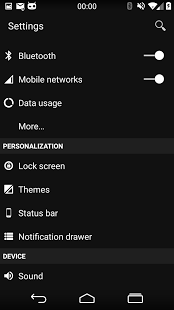 DarkMTRL ThyrusHolo CM11 Theme